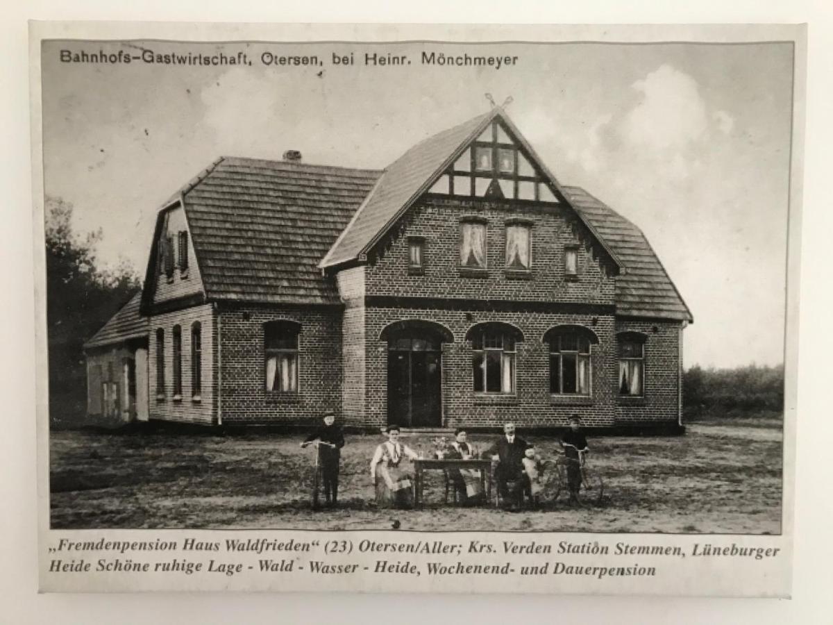 Апартаменты Alter Bahnhof Otersen Kirchlinteln Экстерьер фото